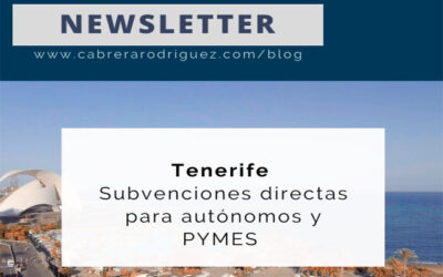 DIRECT SUBSIDIES TO SELF-EMPLOYED AND MICRO-SMES IN THE ISLAND OF TENERIFE TO ALLEVIATE THE EFFECTS OF THE CRISIS DERIVED FROM THE IMPACT OF COVID-19 UPON DEMAND DURING THE YEARS 2020 AND 2021.