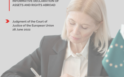 EUROPEAN UNION: Judgment of the Court of Justice dated June 28, 2022.