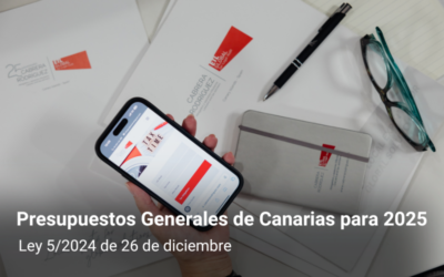 PRESUPUESTOS GENERALES DE LA COMUNIDAD AUTÓNOMA DE CANARIAS PARA 2025